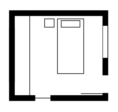 Dormitorio Secundario 1 Plaza Simple