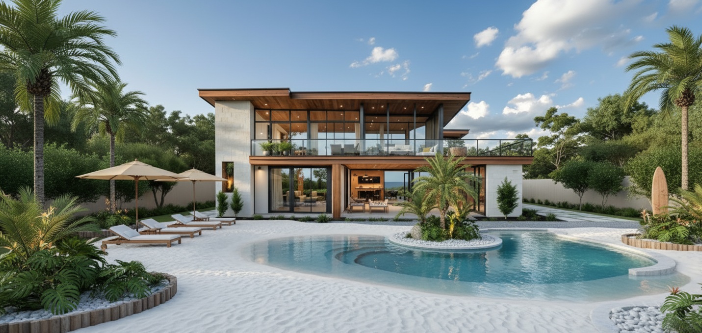 Proyecto Balneario modulable en la playa